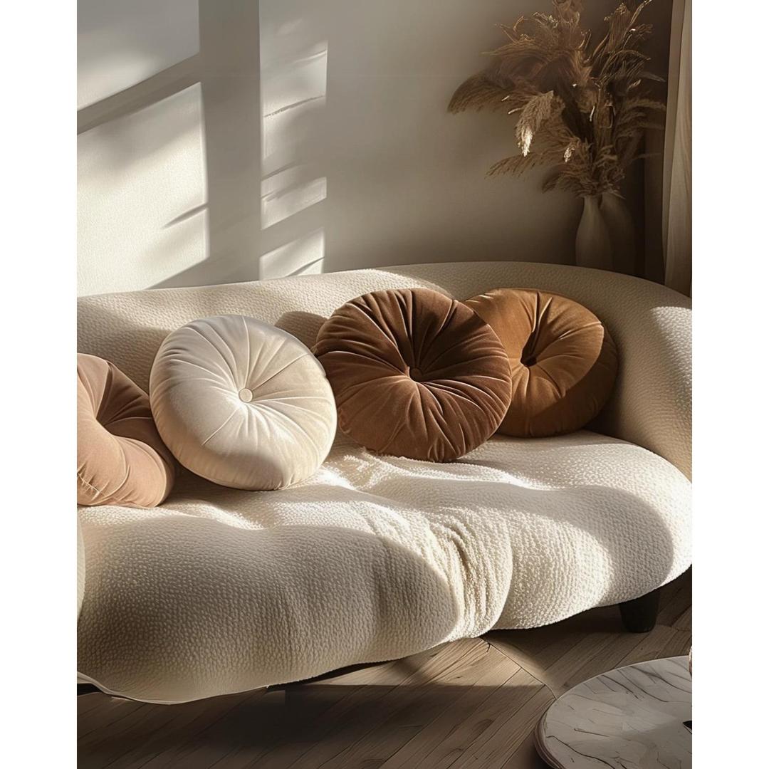 Rondavia - Rund Pute i Moderne Design
