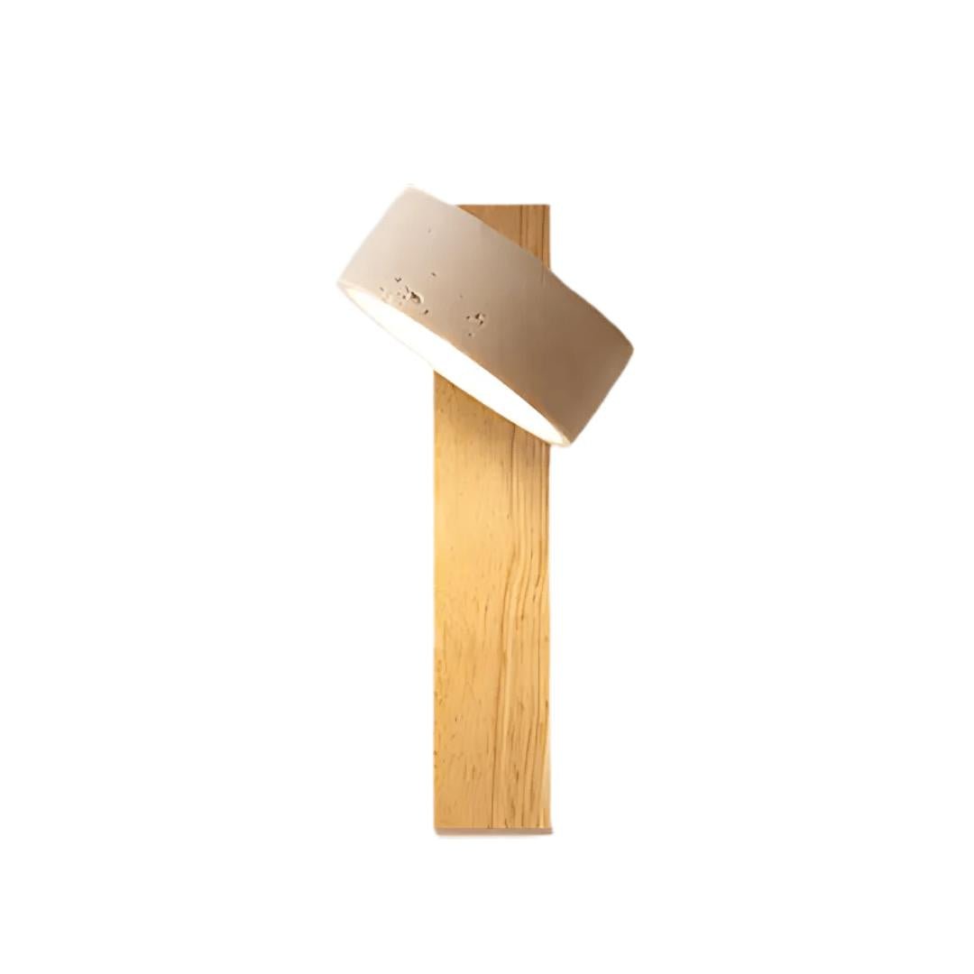 Steinvarme - Wabi-Sabi Vegglampe i Travertin