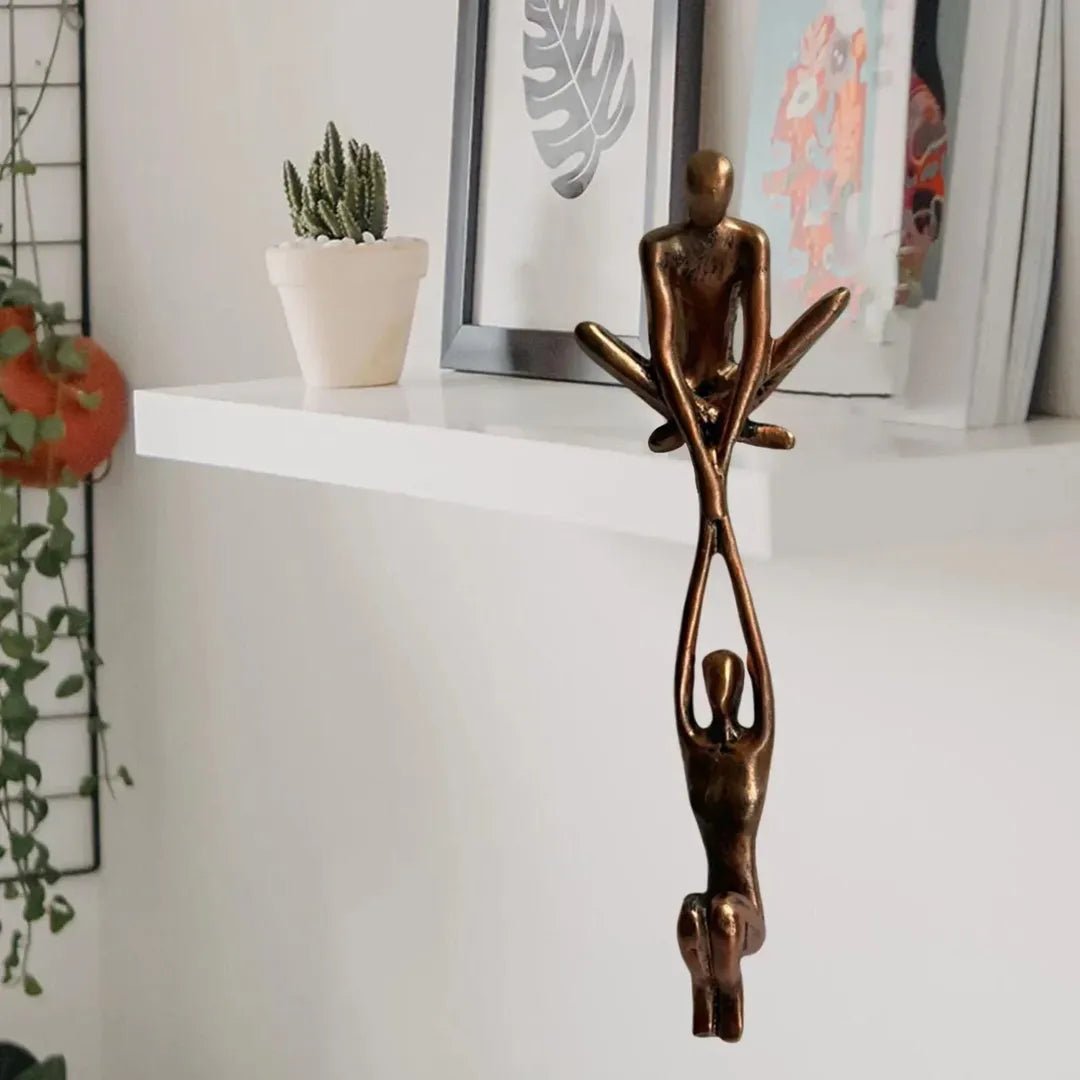 Symbrelle - Dekorativ Skulpturfigur – Kjærlighet og Styrke