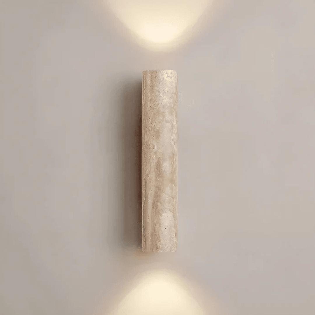 Vindora - Marmorert Wabi-Sabi LED Vegglampe