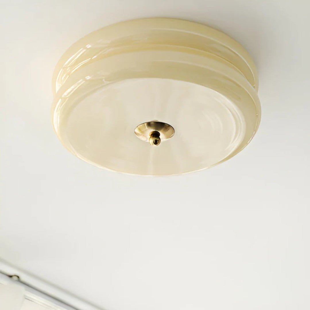 Vintage glass taklampe