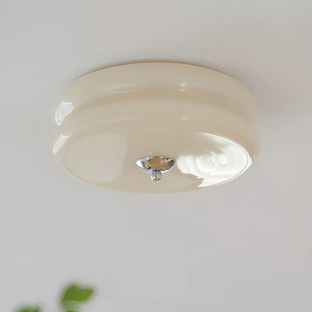 Vintage glass taklampe