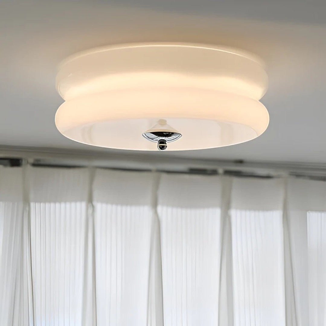 Vintage glass taklampe