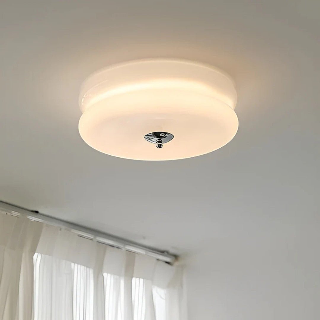 Vintage glass taklampe